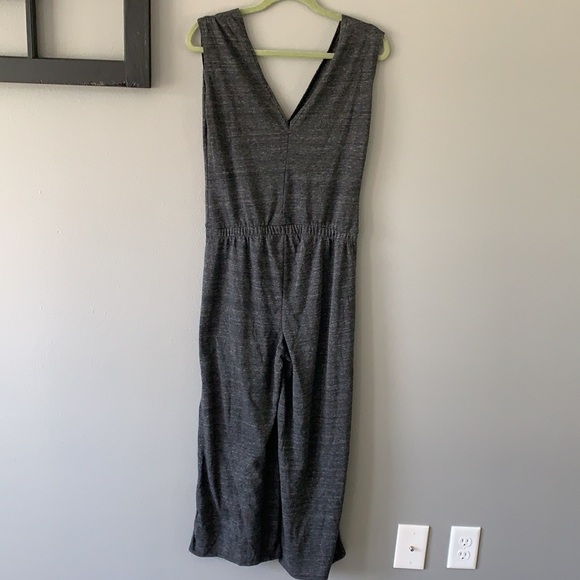 Alternative Apparel Cropped Lounge Jumpsuit Romper - Picture 5 of 6